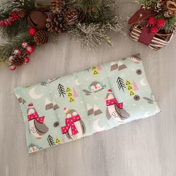 Microwavable Heating Pad Winter Penquins Heat Pack - Picture 1 of 7